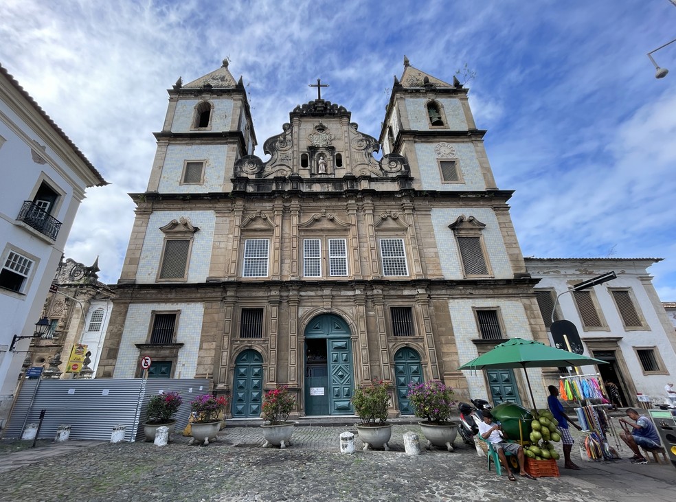 Igreja de São Francisco, no Centro Histórico de Salvador — Foto: Itana Alencar/g1