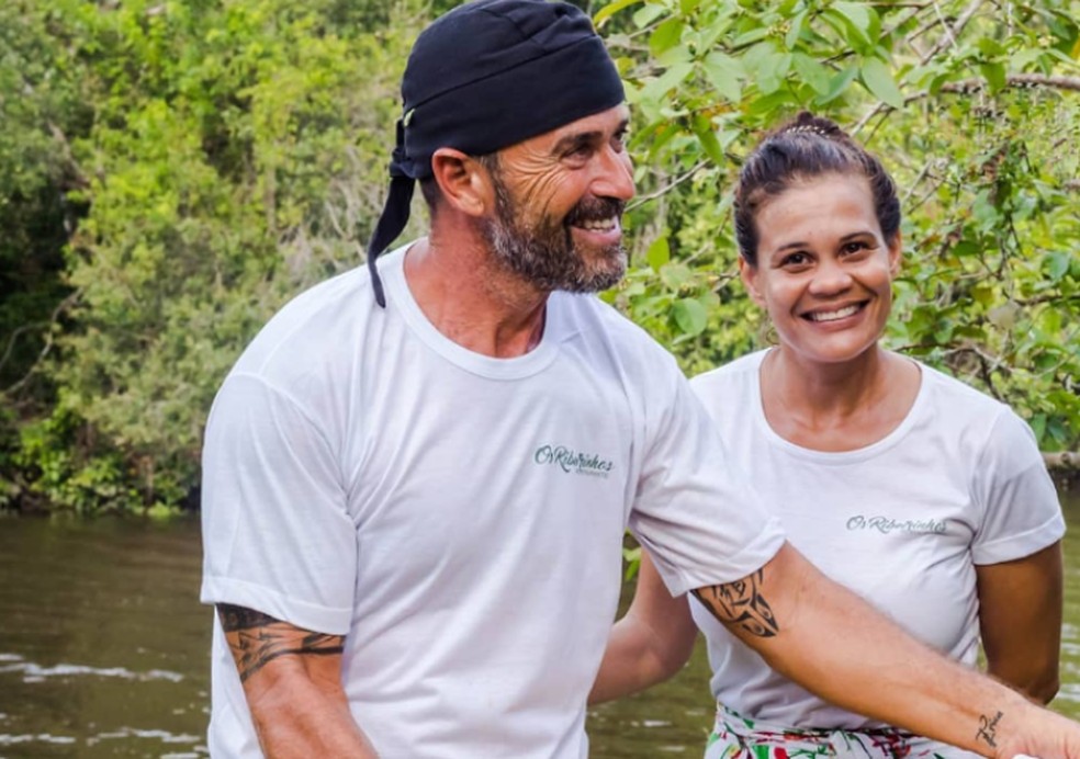 Chef de cozinha David Pegrina Capó, de 53 anos, e a mulher dele, Érica da Silva Santos, de 38, foram encontrados mortos na Bahia — Foto: Reprodução/Redes Sociais