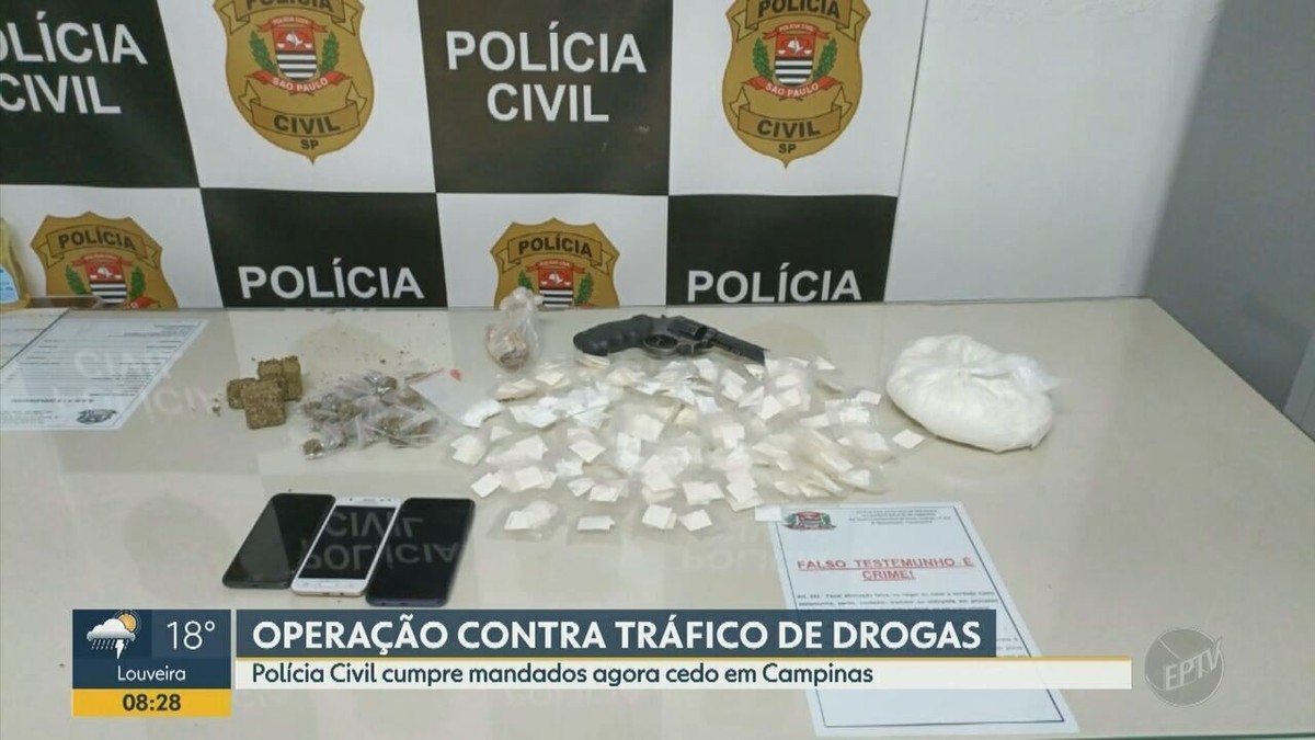 Polícia Civil De Campinas Prende 3 Suspeitos Em Operação Contra Tráfico De Drogas Campinas E