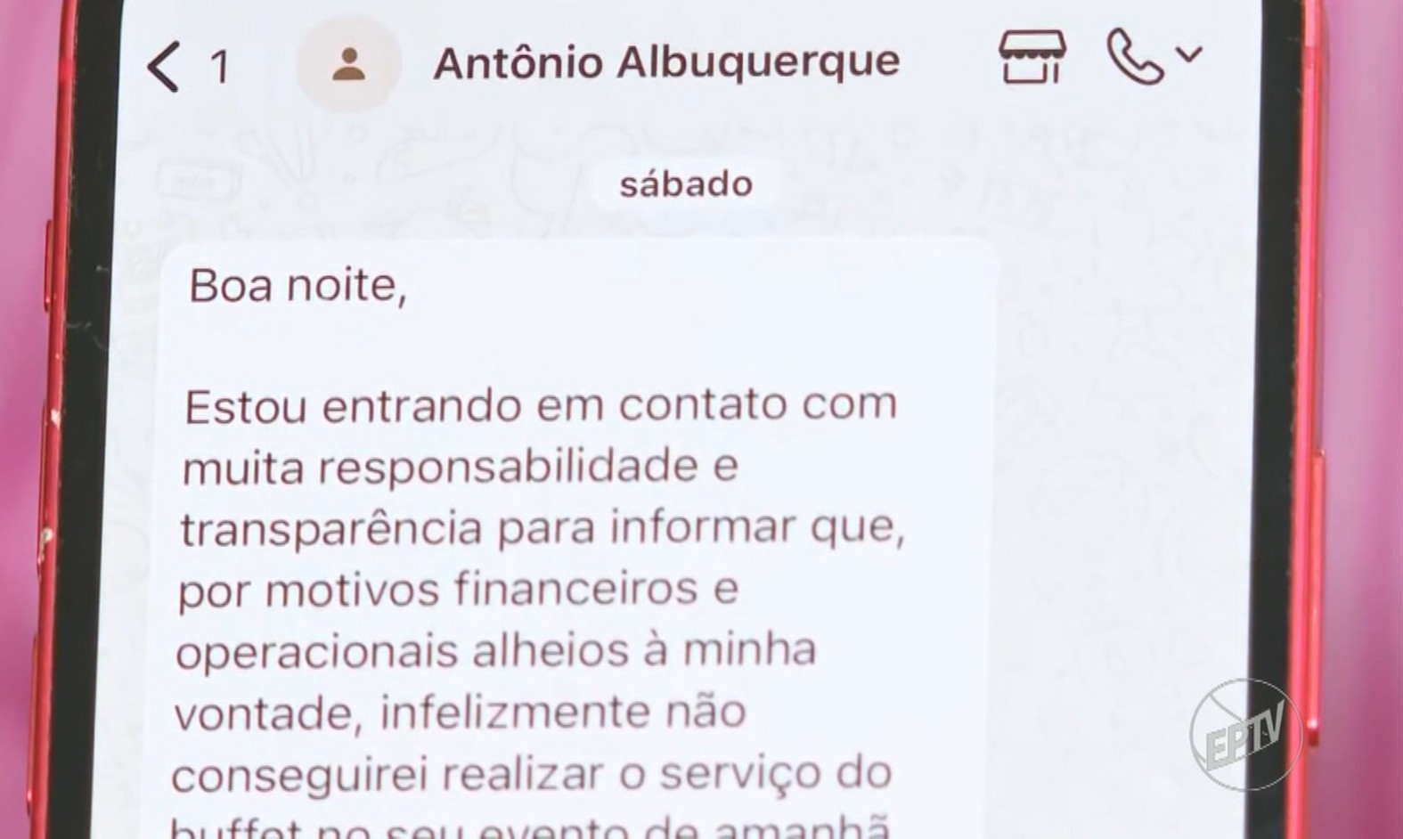 Buffet avisa no dia do casamento que não prestará serviço e casal tem prejuízo de R$ 80 mil