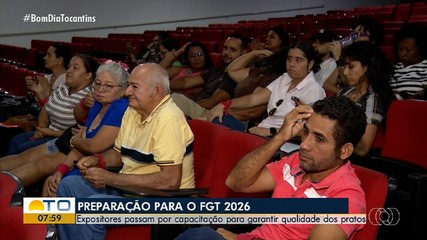 Expositores passam por capacitação para garantir qualidade dos pratos no FGT
