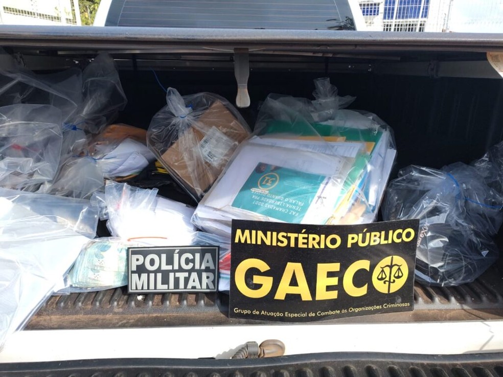 Material apreendido durante a 'Operação Anzu', em Turiaçu — Foto: Divulgação/MP-MA