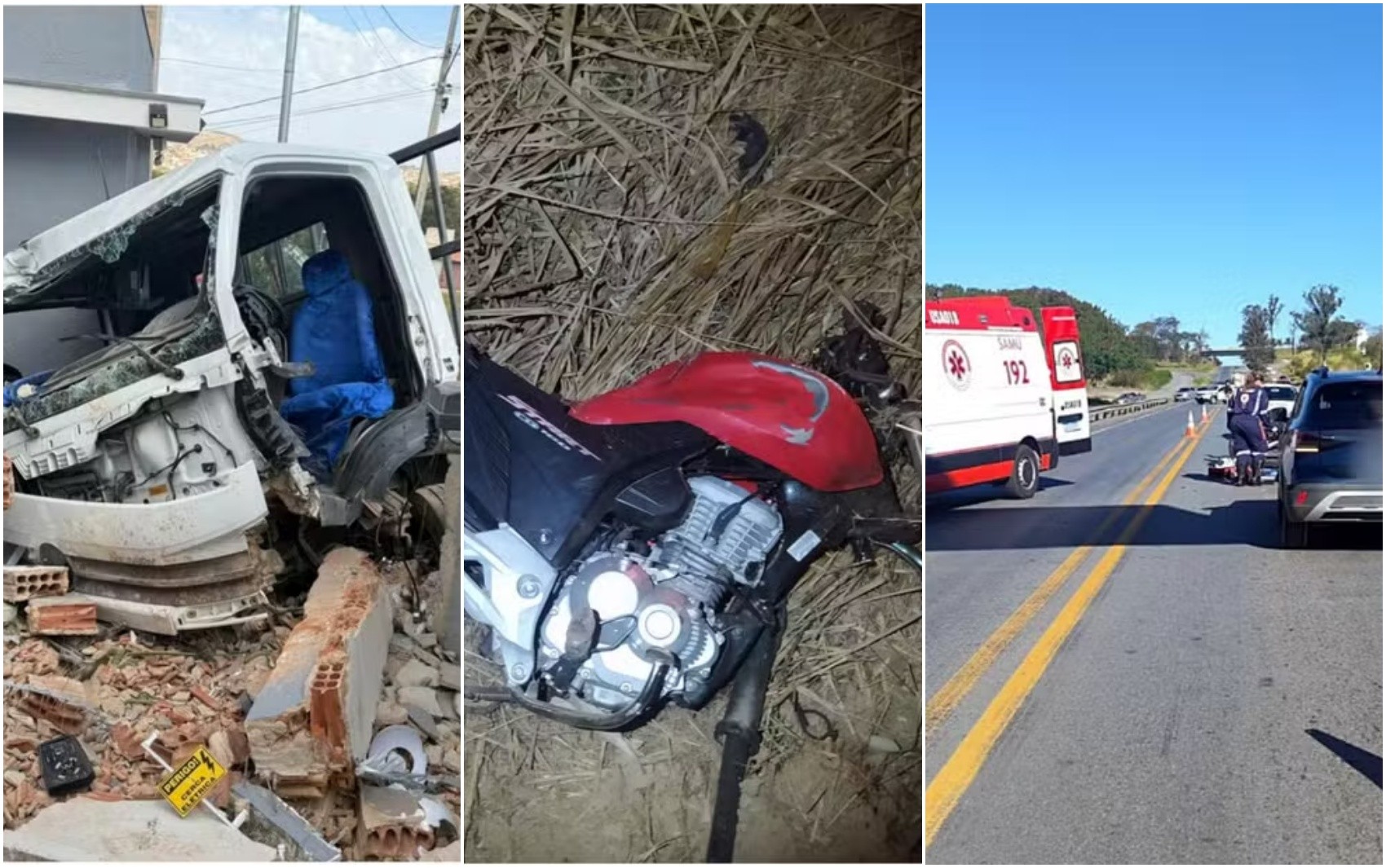 Acidentes de trânsito deixam dois mortos e oito feridos durante o fim de semana no Sul de Minas