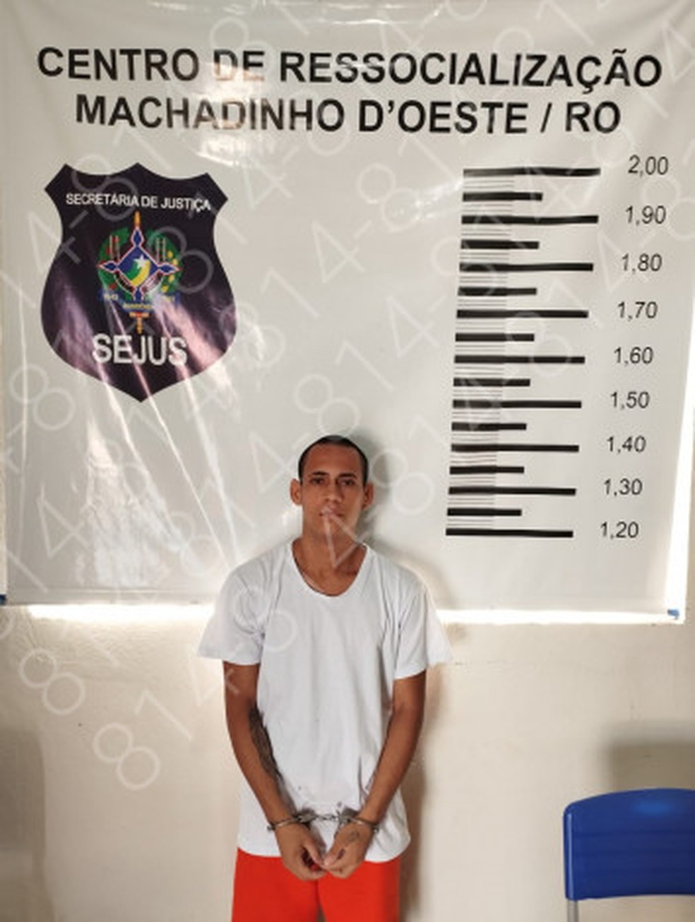 Ezequiel Santos Maia é procurado por fugir do presídio em Machadinho — Foto: Reprodução