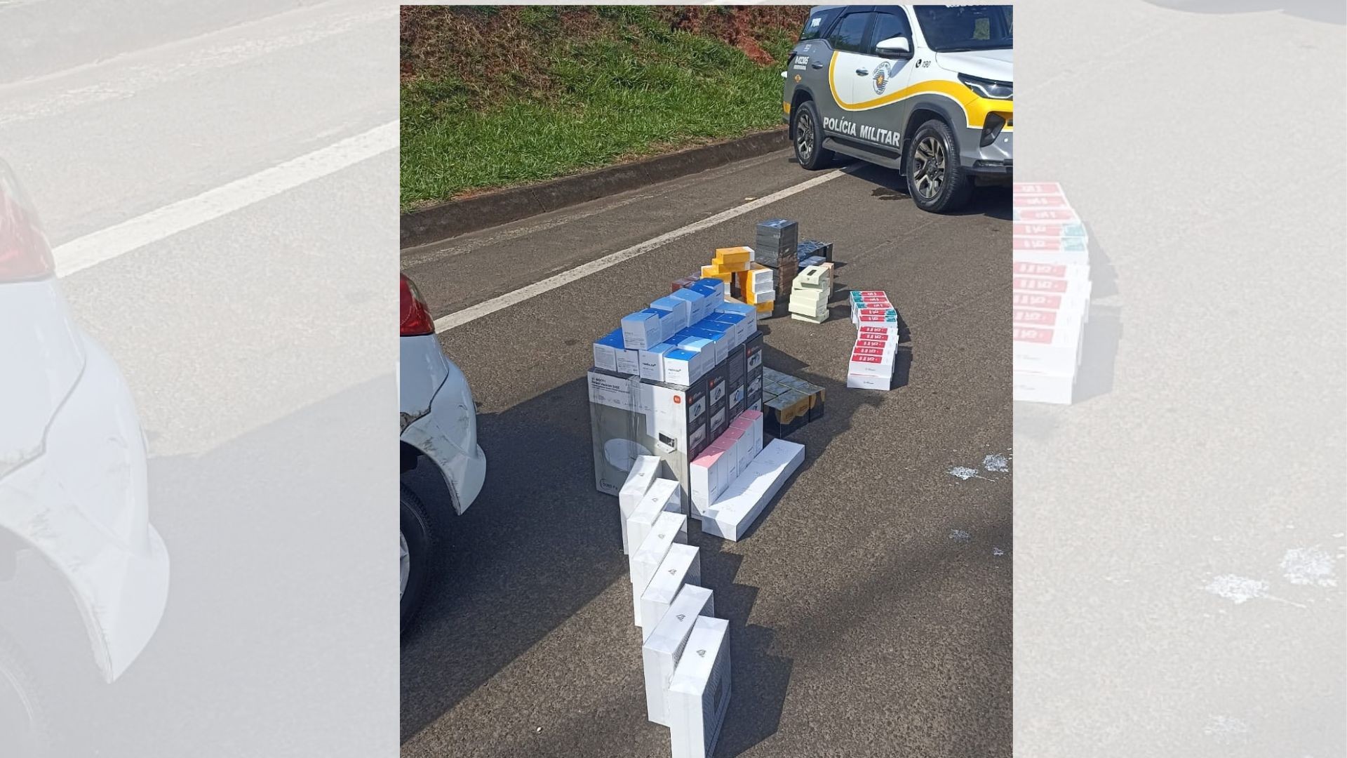 Produtos importados sem nota fiscal são apreendidos em Santa Cruz do Rio Pardo 