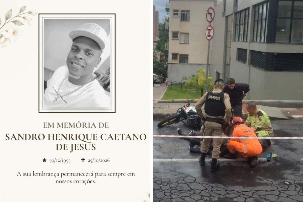 Motociclista que morreu eletrocutado após passar sobre fio energizado em BH é velado nesta terça-feira