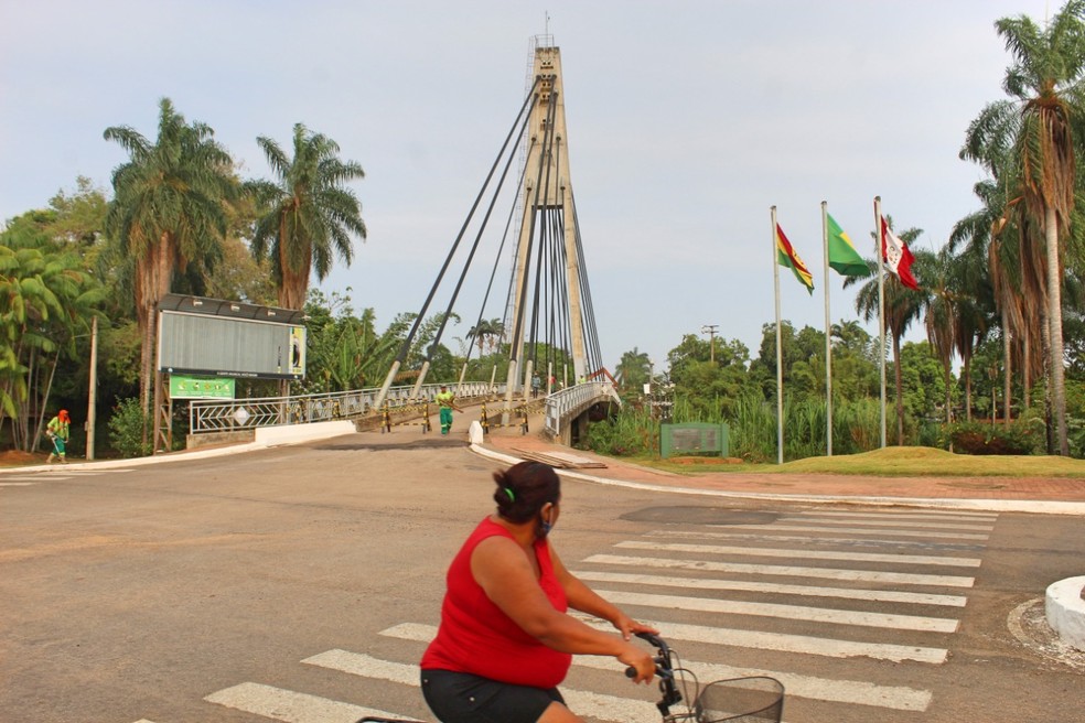 Ponto de vacinação será instalado próximo à Ponte Wilson Pinheiro, em Brasiléia — Foto: Fernando Oliveira/Arquivo pessoal