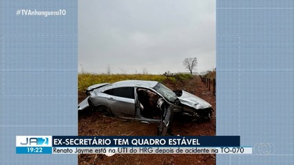 Empresária morta em acidente na TO-070 é sepultada; marido segue internado