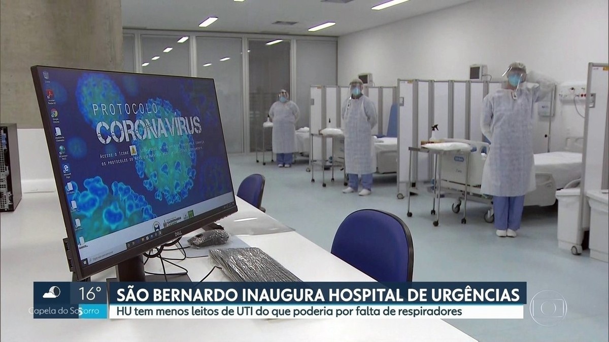 S O Bernardo Inaugura Hospital De Urg Ncia Com Menos Leitos De Uti Que O Previsto Por Falta De