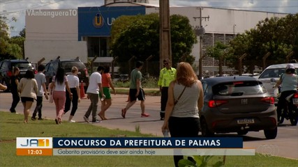 Concurso do cargo geral de Palmas movimentou a capital no domingo (7)
