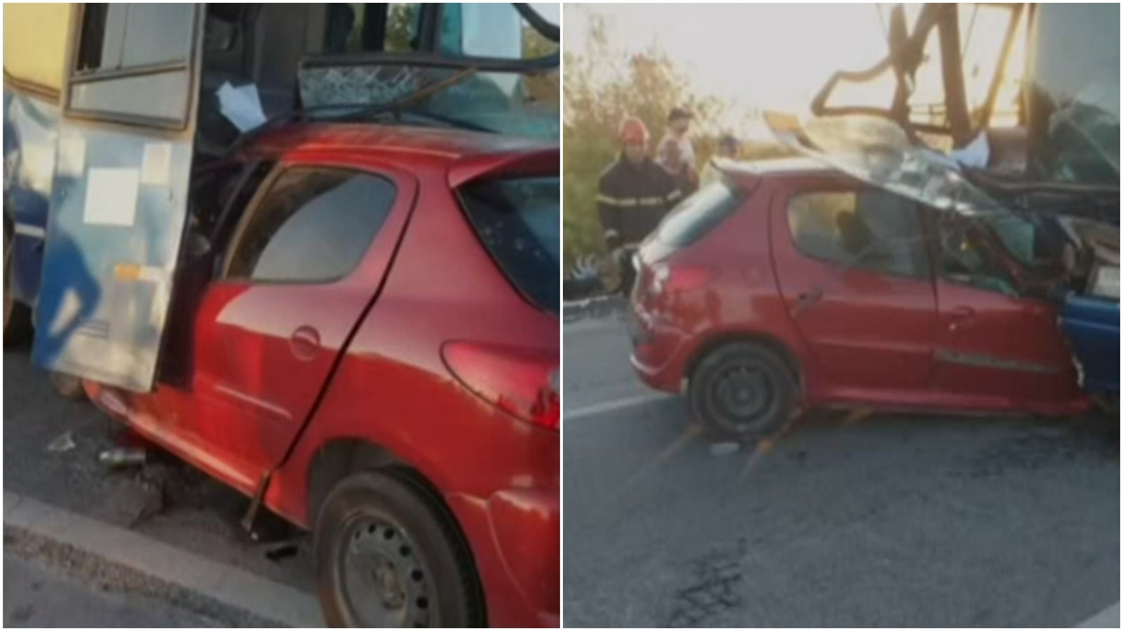 Colisão frontal entre carro e ônibus deixa dois mortos em Pacajus
