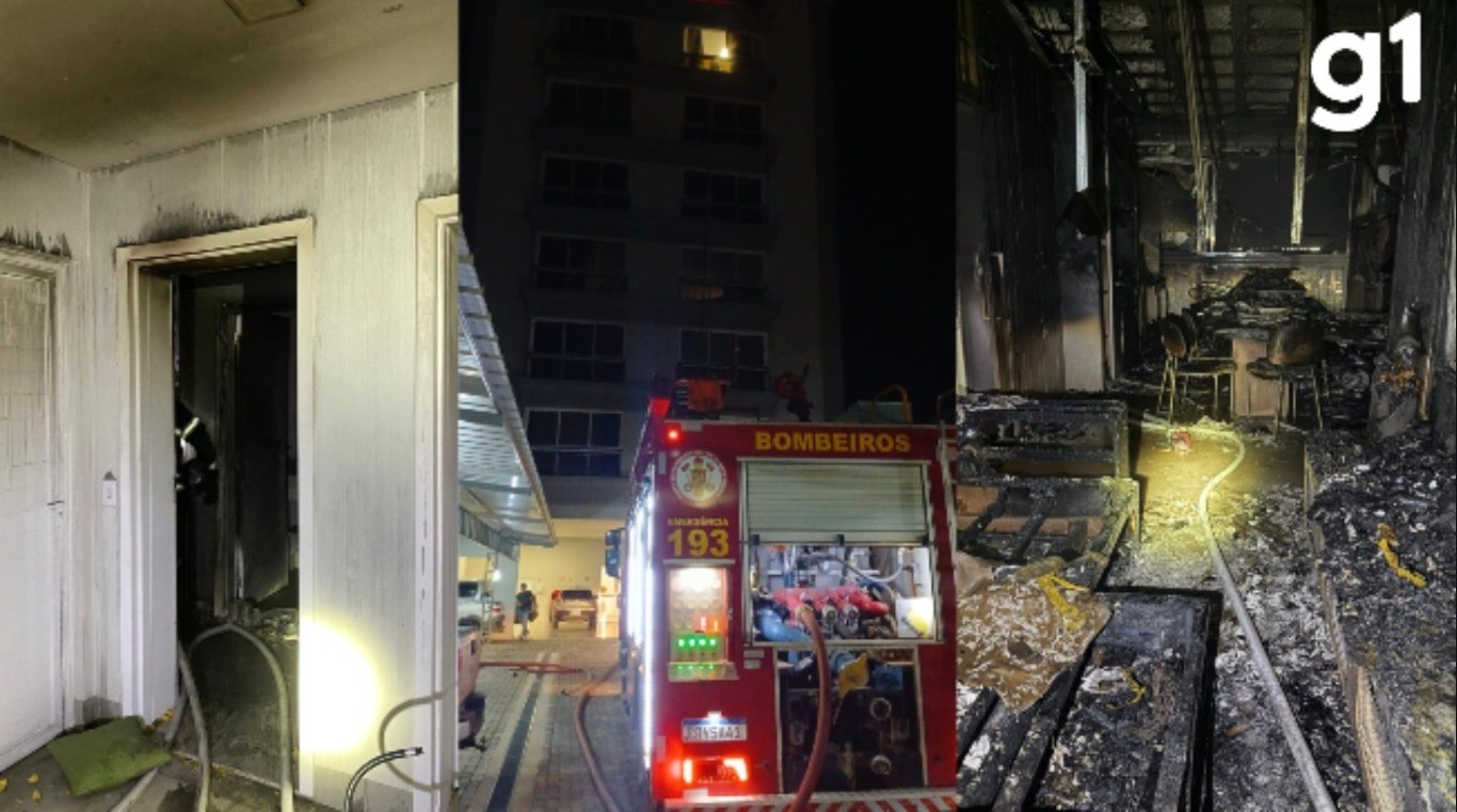 Marido coloca fogo em apartamento durante discussão e agressão contra a mulher em MT