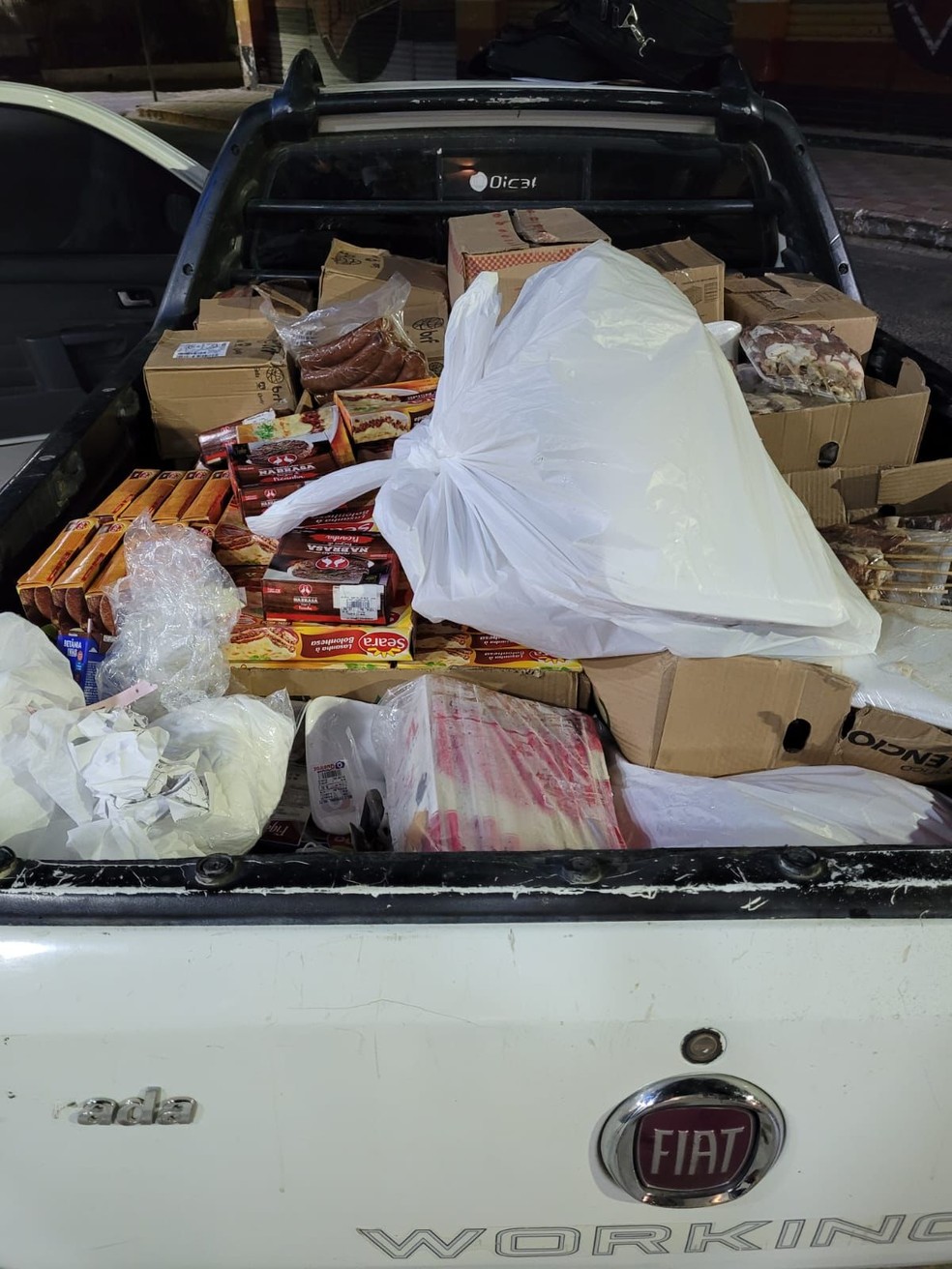 Produtos apreendidos em frigorífico no interior do RN — Foto: Cedida