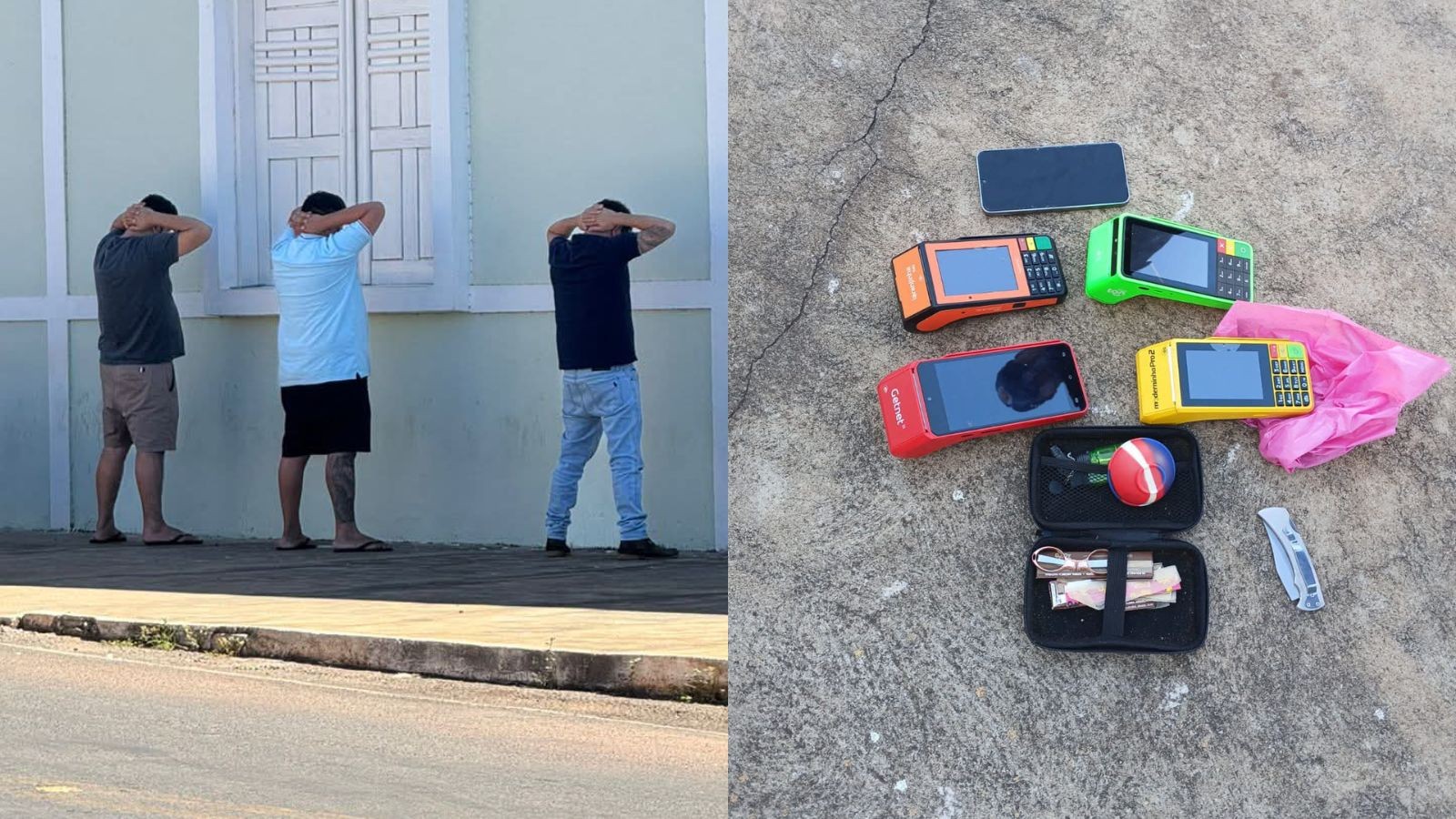 Três suspeitos de aplicar golpe em agência bancária são presos após perseguição no PI