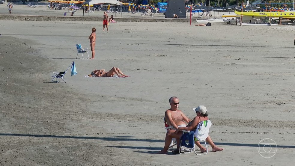 Onda de calor ameaça a saúde de moradores de 6 estados brasileiros — Foto: Jornal Nacional/ Reprodução