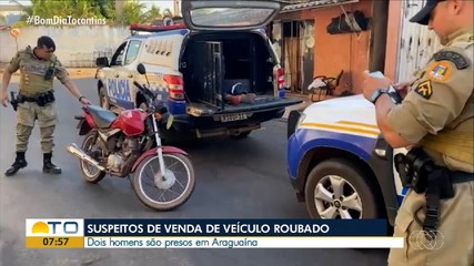 Homens são presos suspeitos de venda de veículo roubado em Araguaína