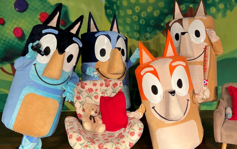 Peça 'Bluey no Teatro' é apresentada em Ribeirão Preto, SP — Foto: Divulgação