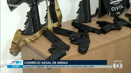 Sargento suspeito de envolvimento em esquema de comércio ilegal de armas é solto