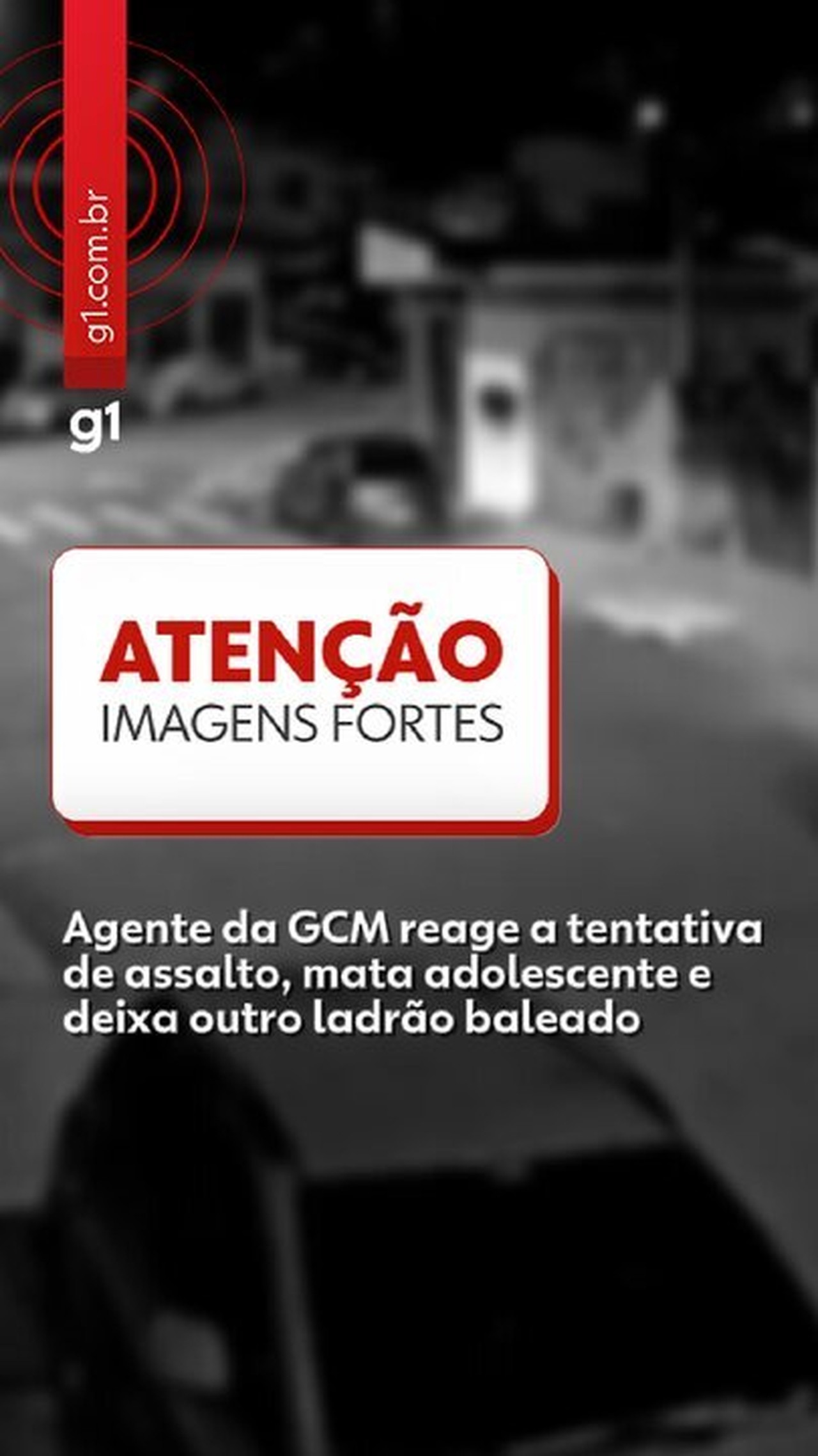 VÍDEO: GCM reage a assalto, mata suspeito de 15 anos e fere outro no Capão Redondo