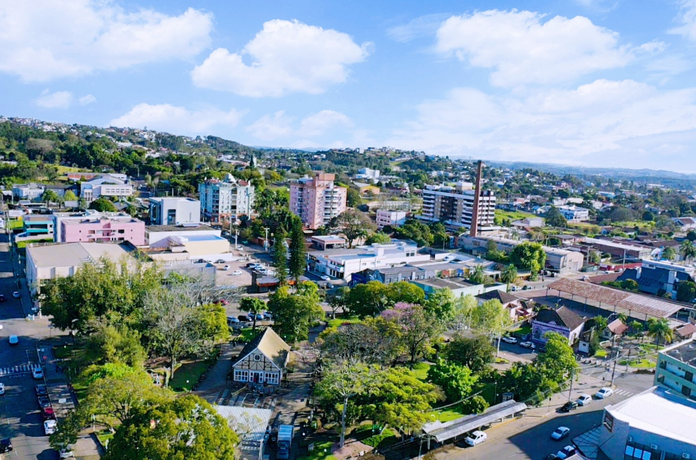 Vista de Estância Velha — Foto: Prefeitura de Estância Velha/Divulgação
