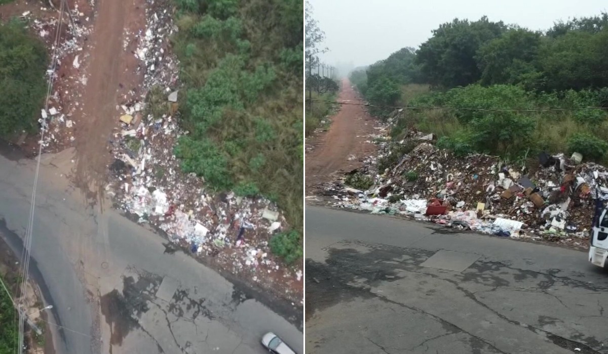 Moradores reclamam de falta de limpeza e descarte irregular em área verde de Americana