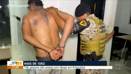 Polícia Militar apreende mais de 15 kg de drogas em Araguaína