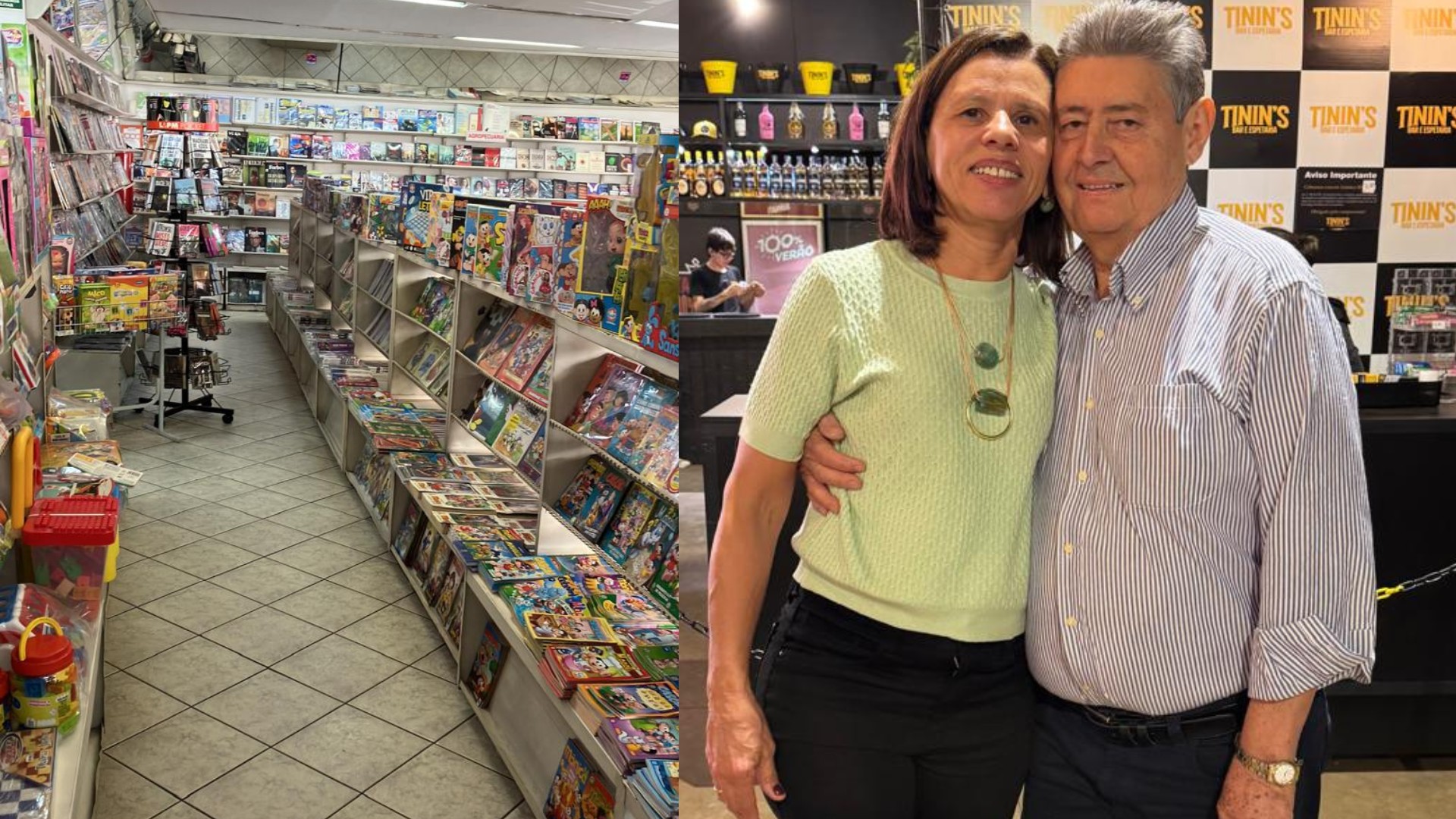 De funcionários a donos: casal compra livraria onde trabalhava e encerra história após 46 anos em Uberlândia