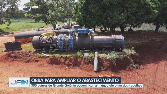 Obras no Sistema Meia Ponte deixam mais de 300 bairros sem água na Grande Goiânia - Programa: JA 2ª Edição 