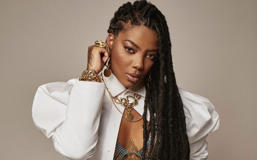 Ludmilla  uma das atraes do rveillon em Copacabana — Foto: Divulgao
