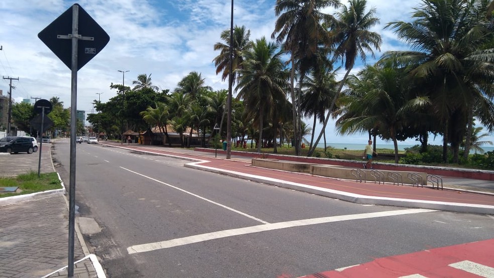 Orla do Cabo Branco, região turística de João Pessoa — Foto: Julio Viana/Arquivo Pessoal
