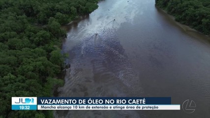 Mancha de diesel alcança 10 KM no rio Caeté no Pará