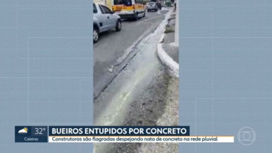 Prefeitura emite 158 multas por despejo de concreto na rede pluvial - Programa: SP1 