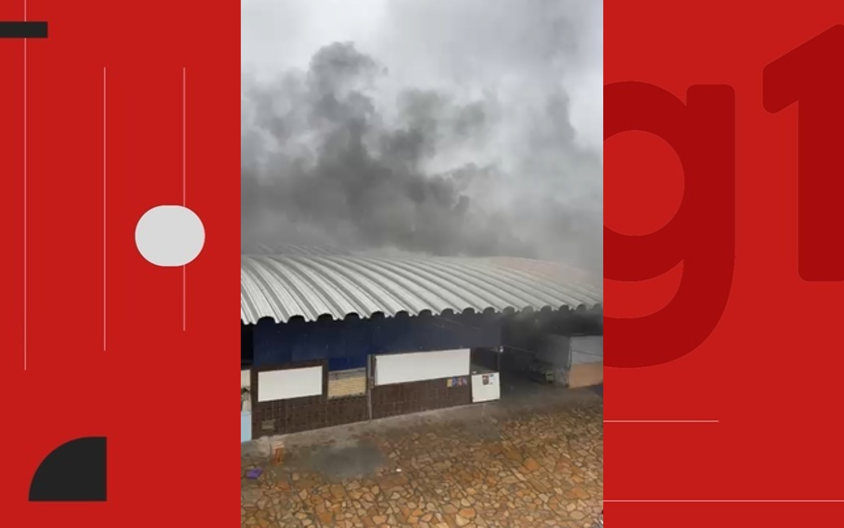 Três pessoas são atendidas pelo Samu após incêndio em feira na Bahia 