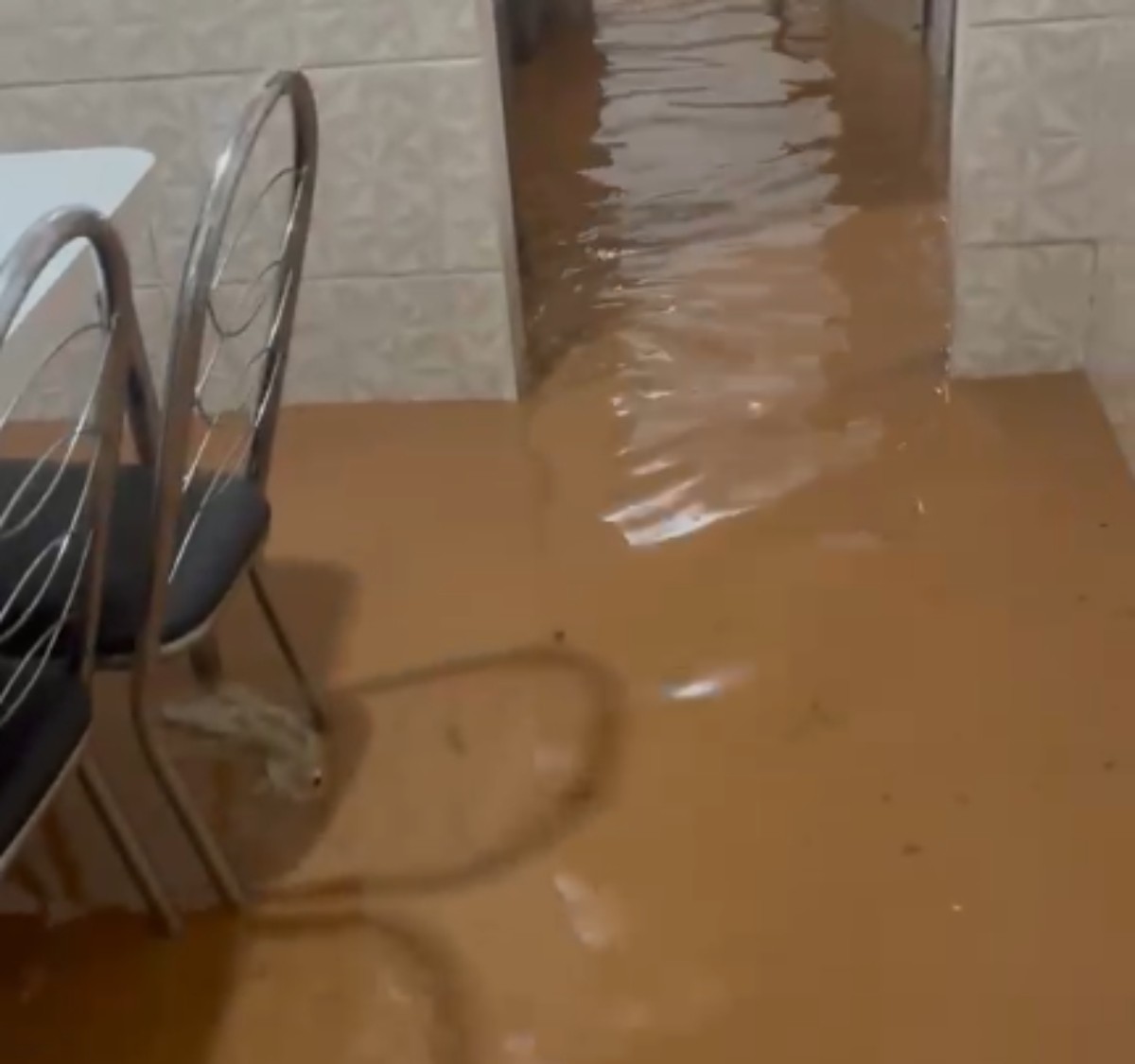 Chuva alaga ruas, interdita imóveis e afeta famílias em Levy Gasparian