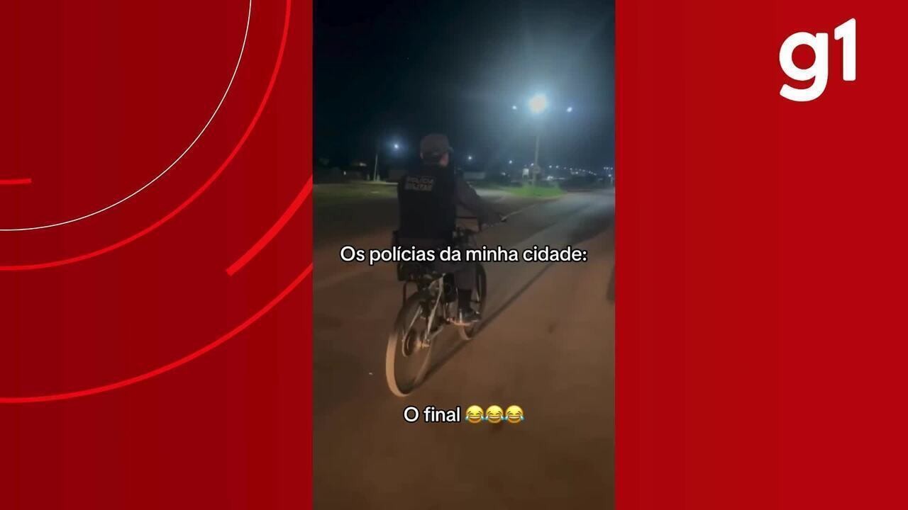 VÍDEO: PMs chamam atenção em 'motobikes' após apreensão em MT e moradores brincam: 'policiais da minha cidade'