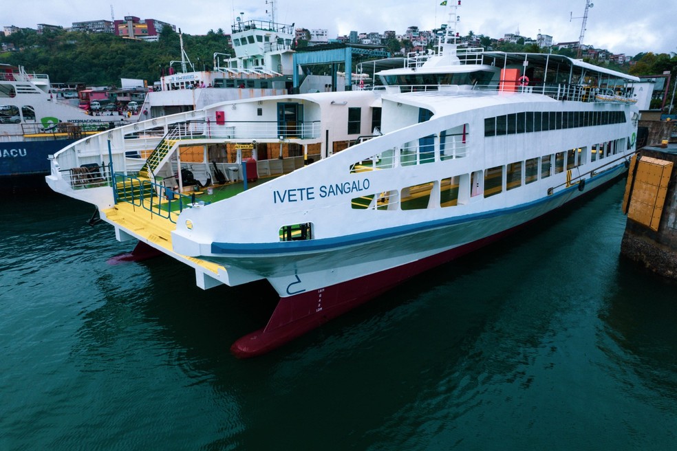 Ferry-boat Ivete Sangalo — Foto: Internacional Travessias Salvador (ITS)
