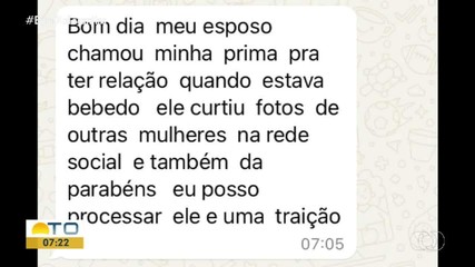Telespectadores tiram dúvidas sobre processos judiciais em casos de traição