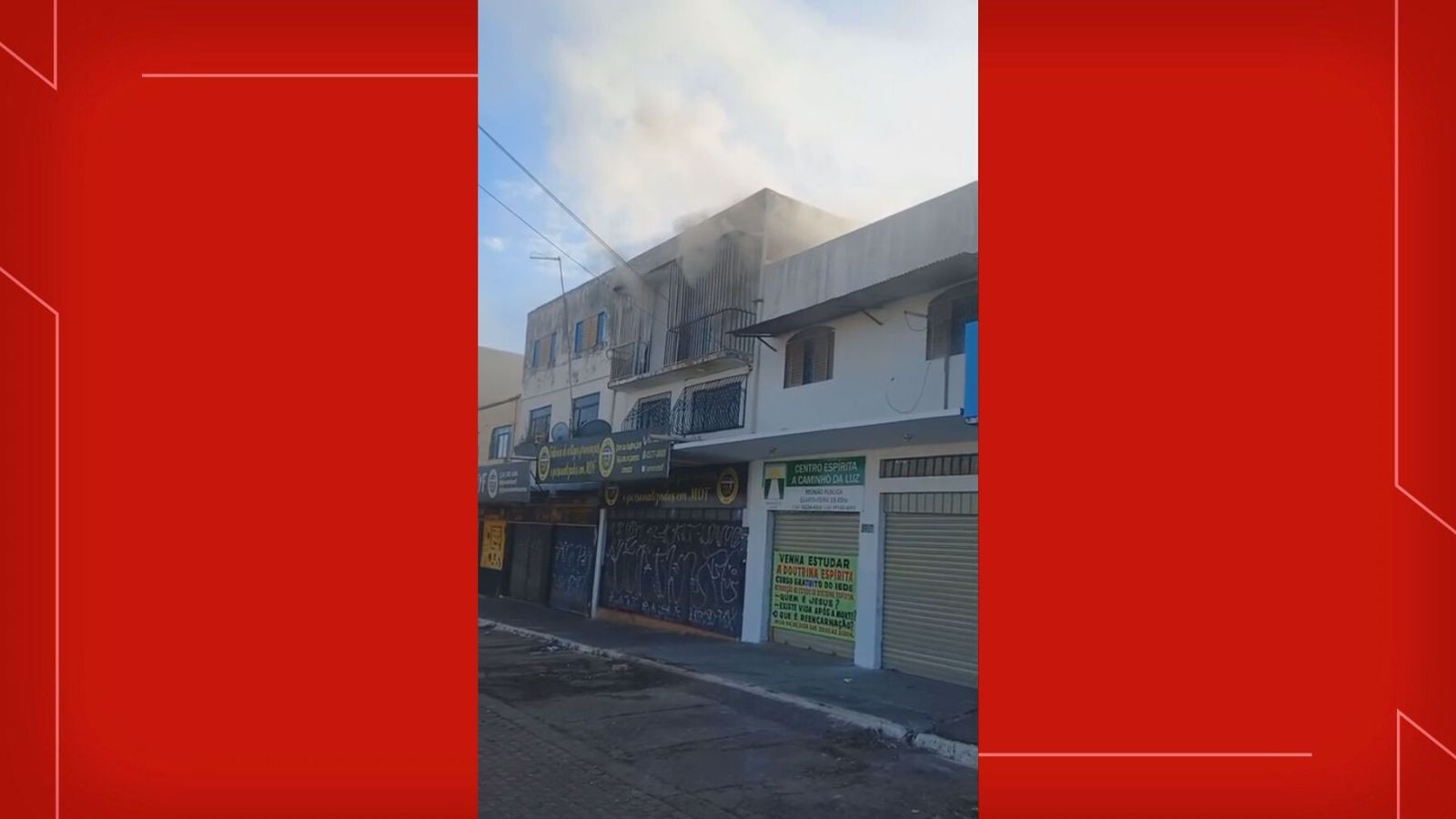 Incêndio em apartamento no DF deixa duas pessoas feridas