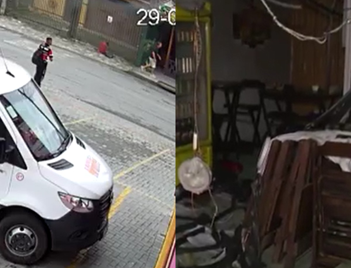 Homem invade restaurante atrás da ex, provoca incêndio com gasolina e morre queimado em SC