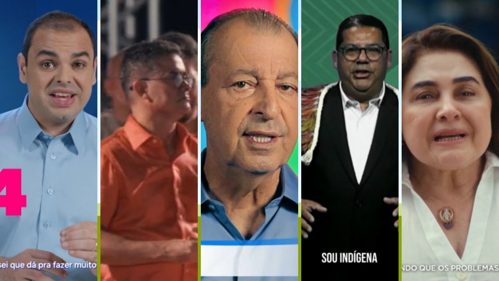 Mudança, trajetória e promessas: como foi 1° dia de propaganda eleitoral na TV dos candidatos ao governo do AM