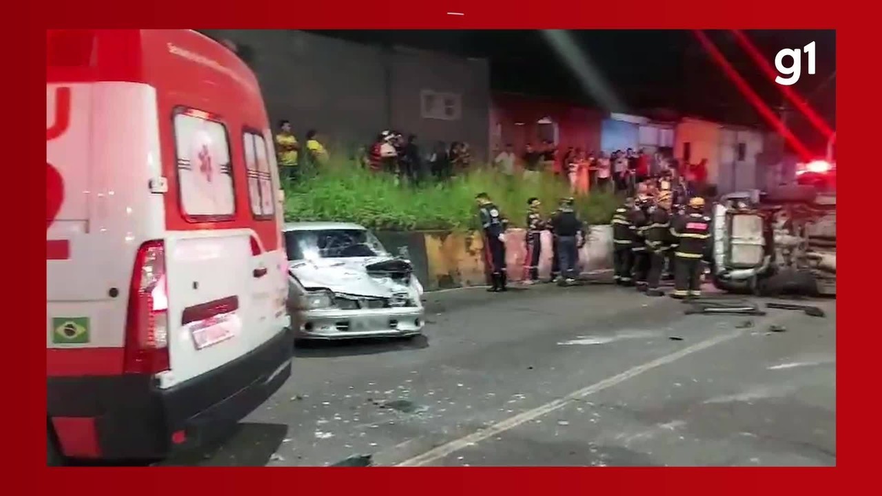 Jovem morre em grave acidente de trânsito envolvendo três veículos na Zona Sul de Manaus; VÍDEO