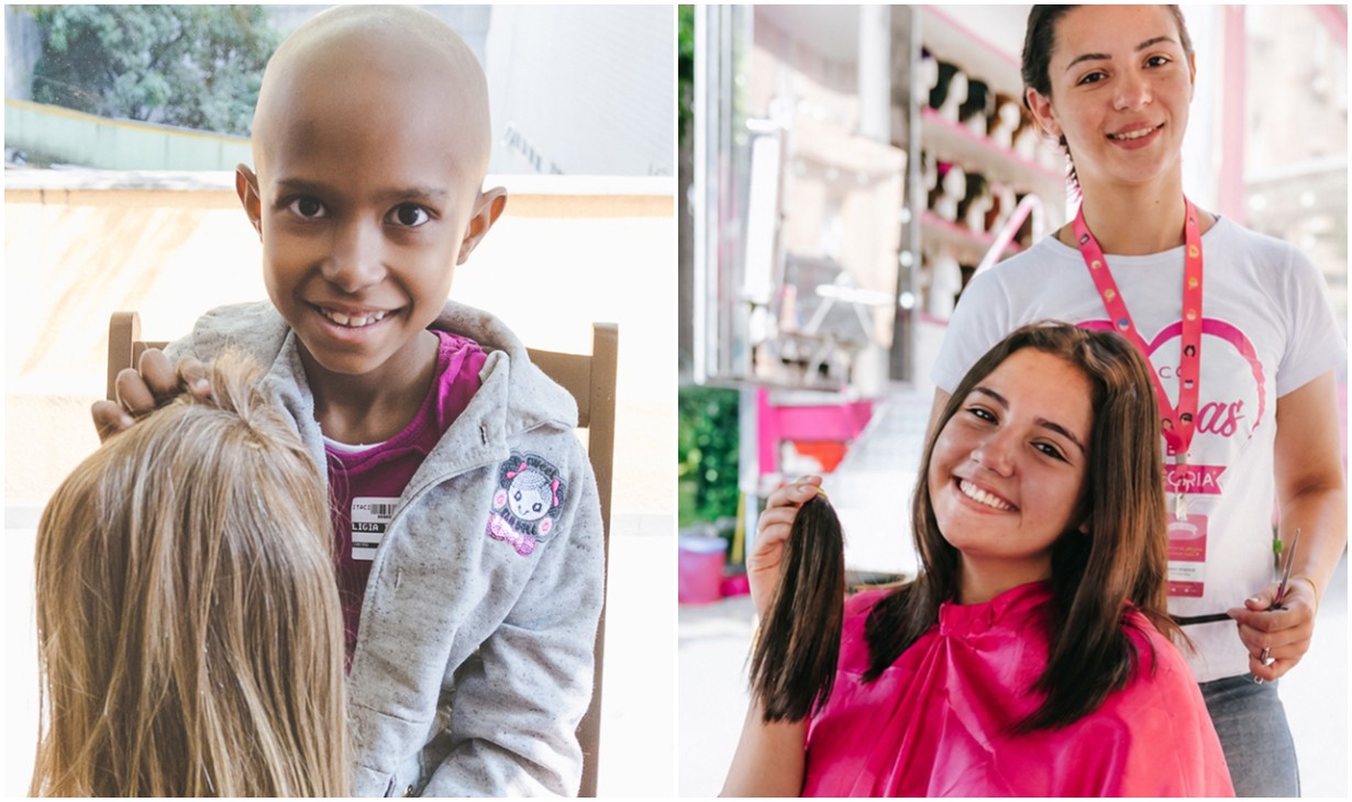 ONG faz mutirão no Parque Villa-Lobos com corte de cabelo gratuito e arrecadação de mechas para fazer perucas neste domingo