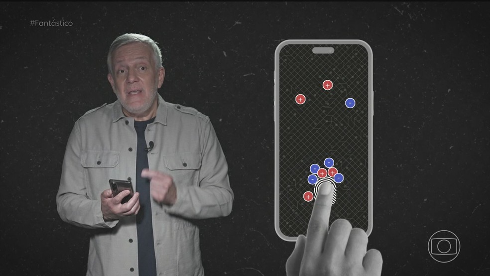 A tecnologia touchscreen começou a ser criada na década de 1960 — Foto: Reprodução/TV Globo