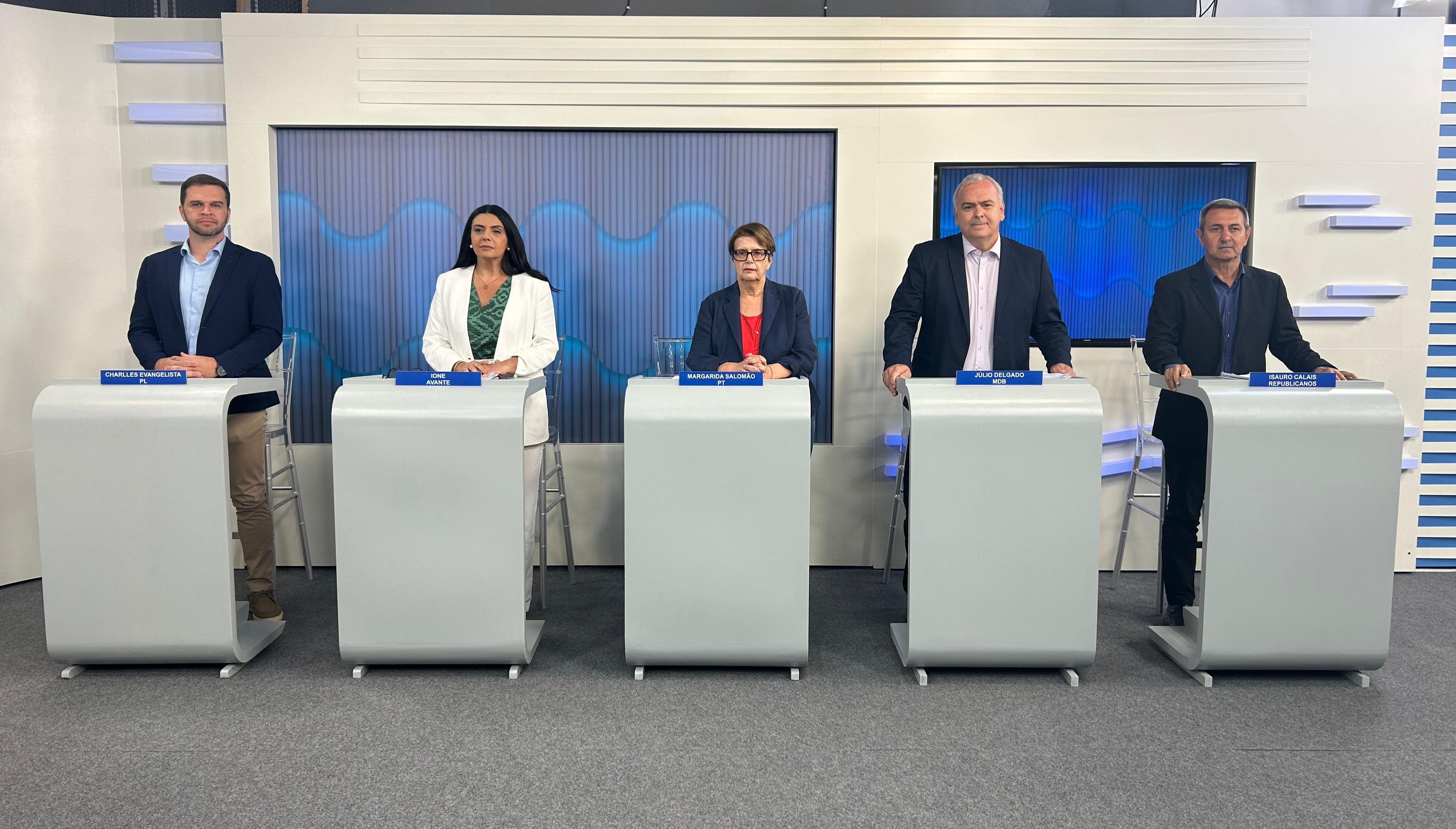 Candidatos à Prefeitura de Juiz de Fora participaram de debate; veja a íntegra