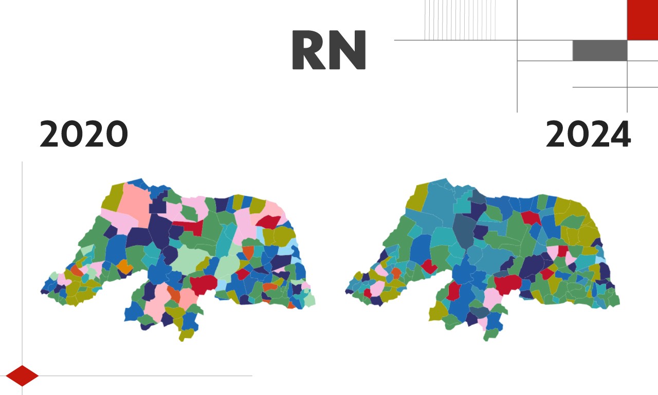 MDB é partido com mais prefeitos eleitos no RN; veja legendas que perderam e ganharam prefeituras