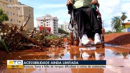 Falta de acessibilidade dificulta mobilidade de cadeirantes em Palmas