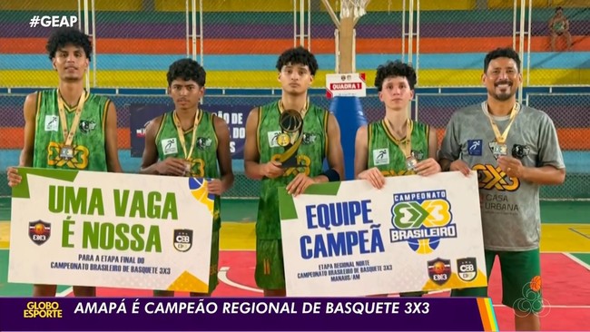 Amapá é campeão regional de basquete 3x3
