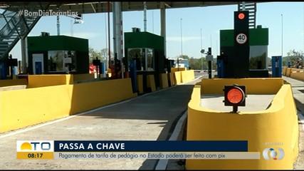 Pedágios nas estradas do Tocantins poderão ser pagos com o pix