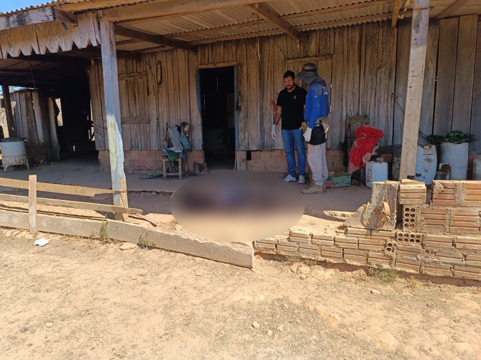 Morador é encontrado morto em varanda de casa na zona rural de MT