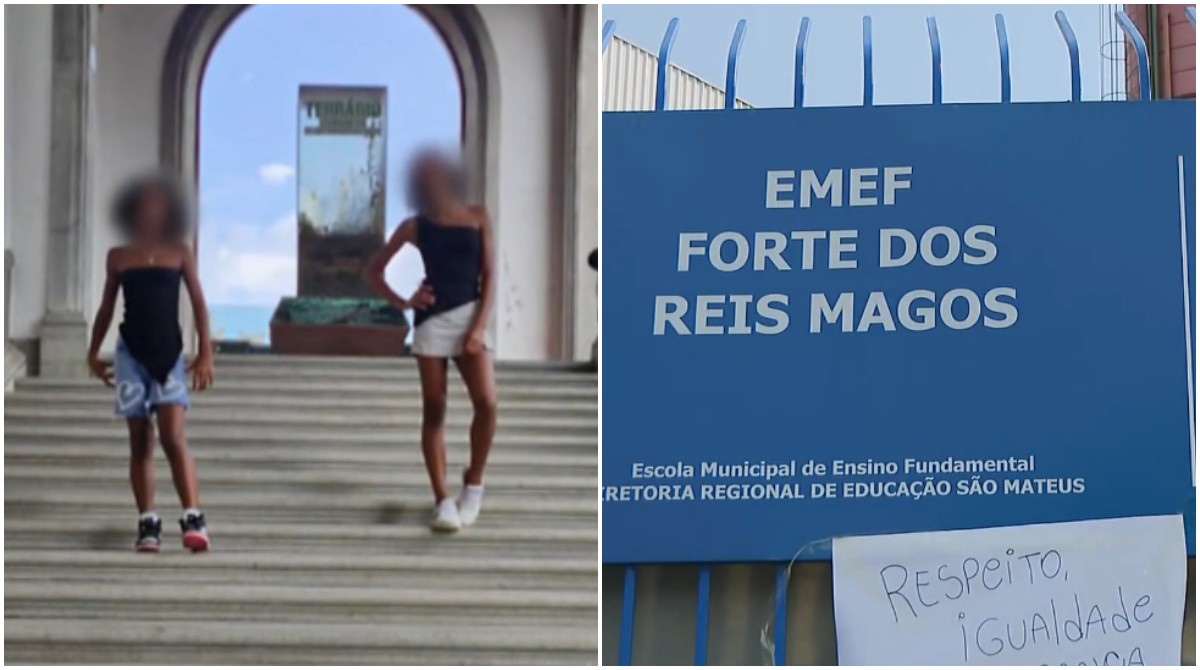 Estudante é chamada de 'macaca', irmã mais velha vai tirar satisfação e leva soco na boca em escola da Zona Leste de SP